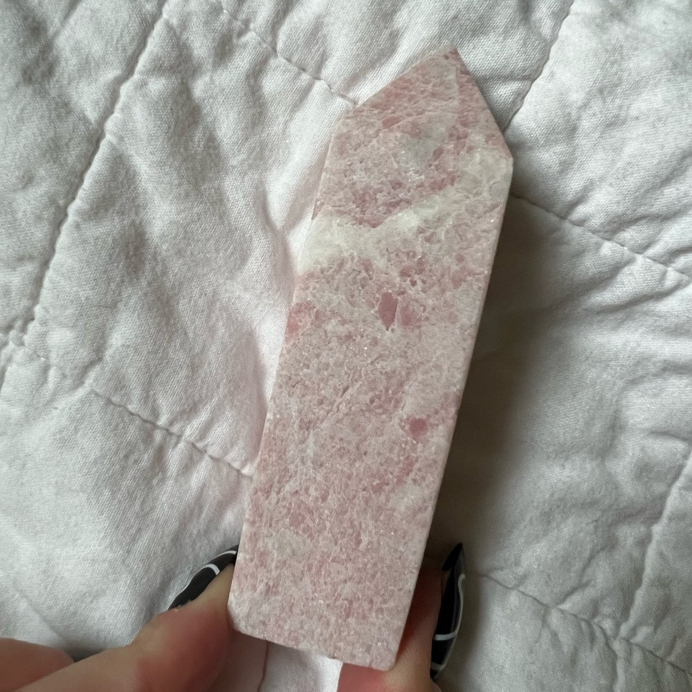 Pink Opal Crystal Point